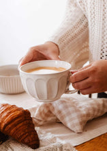 Load image into Gallery viewer, The Large Fluted Ceramic Mug