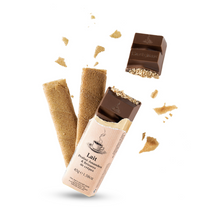 Load image into Gallery viewer, Cafe-Tasse - Milk Chocolate Bar With Prailene & Crispy Crepes