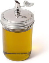 Load image into Gallery viewer, JARWARE Stainless Steel Oil Cruet Lid For Regular Mouth Jars
