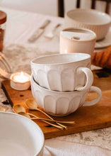 Load image into Gallery viewer, The Large Fluted Ceramic Mug
