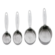 Load image into Gallery viewer, Cuisipro - Measuring Cups - Set of 4 Cups - Stainless Steel
