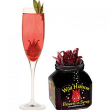 Load image into Gallery viewer, Candied Wild Hibiscus Flowers in Sirop
