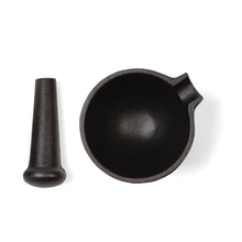 Load image into Gallery viewer, Fox Run - Cast Iron Mortar and Pestle, black, 4"
