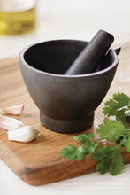 Load image into Gallery viewer, Fox Run - Cast Iron Mortar and Pestle, black, 4"
