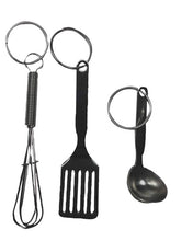 Load image into Gallery viewer, Mini Utensil Key Chain - Whisk / Turner / Ladle
