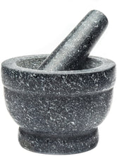 Load image into Gallery viewer, Mortar and Pestle, Dark Grey Granite, 5.5"

